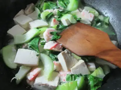 Make Shrimp-flavored tofu step 8