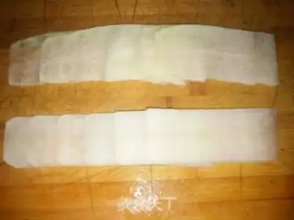 Make Chicken rolls with radish step 1