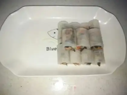 Make Chicken rolls with radish step 7