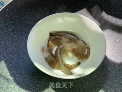 Make Shrimp heart porridge step 0