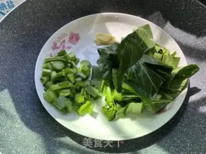 Make Shrimp heart porridge step 1