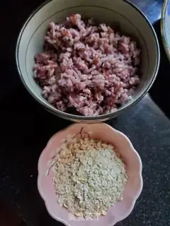 Make Chestnut pumpkin oatmeal step 0