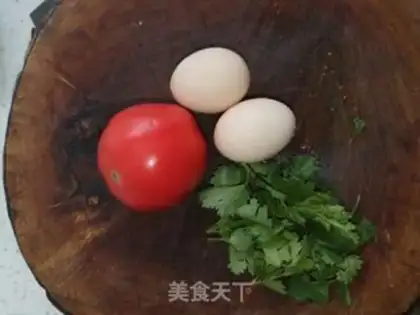 Make Tomato egg soup step 0