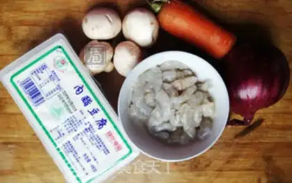 Make Shrimp tofu step 0