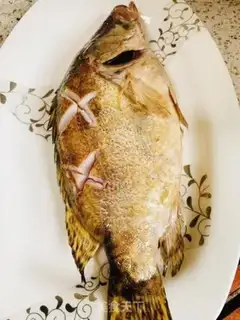 Make Red-fried sturgeon step 2
