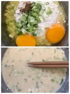 Make Egg pancake step 1