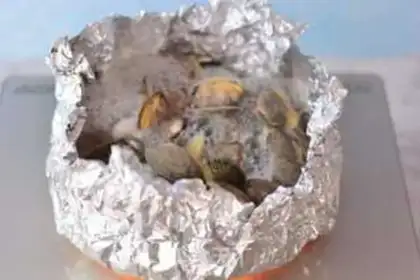 Make Tin Paper Flowers step 3