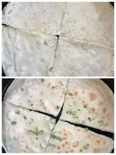 Make Egg pancake step 4