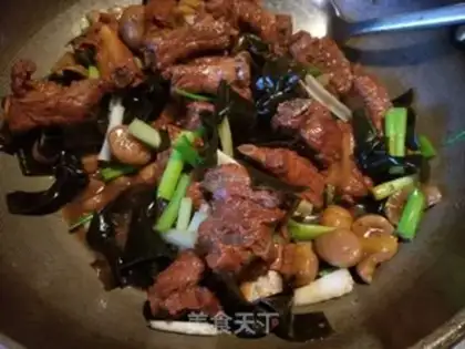 Make Chestnut sea belt burn ribs step 11