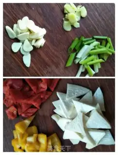Make Five-coloured fried step 3