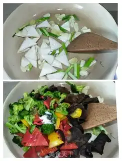 Make Five-coloured fried step 4