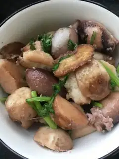 Make The octopus belly burns the taro step 16