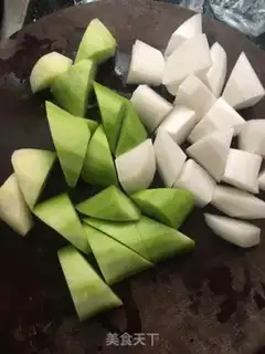 Make Blue radish gravy step 1