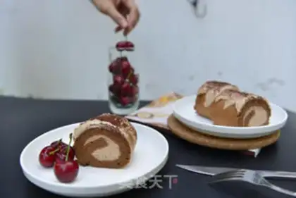 Make Dirty cake rolls step 9