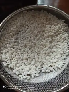 Make The potato pearls step 4
