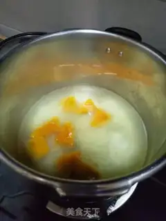 Make Pumpkin porridge step 2