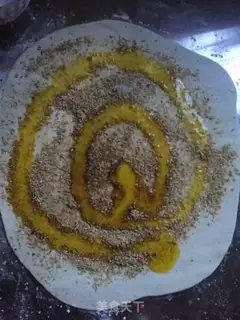 Make Sesame salt pie step 4