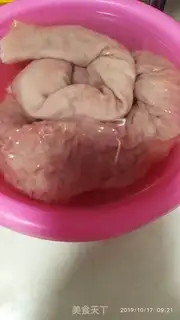 Make Scrambled pig intestines step 0