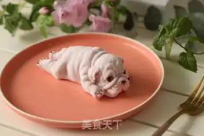 Make Puppy moose cake step 12