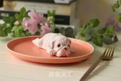 Make Puppy moose cake step 13