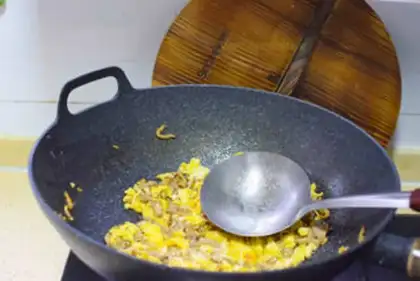 Make Eggs and meat step 7