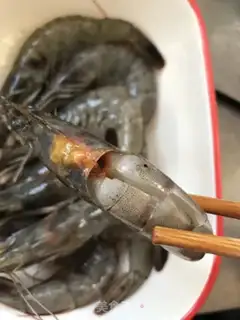 Make Shrimp eggs step 1