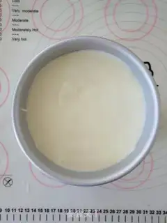Make Rock-burned cheesecake step 7