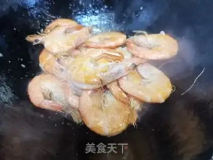 Make Red burning shrimp step 4