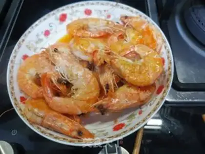 Make Red burning shrimp step 5