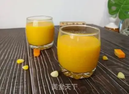 Make Pumpkin corn juice step 3