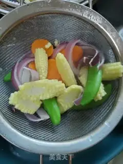 Make Chicken fried shellfish step 5