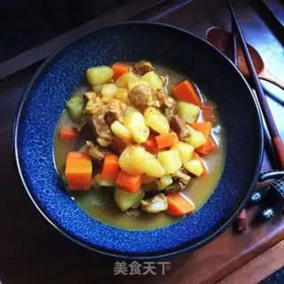 Make Curry meat and potatoes step 9