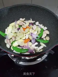 Make Chicken fried shellfish step 7
