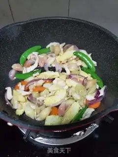Make Chicken fried shellfish step 8