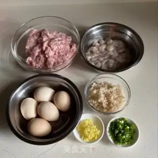 Make Egg dumplings step 0