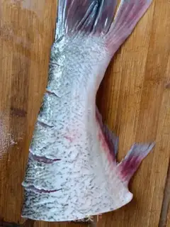Make Red fish tails step 0