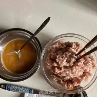 Make Egg dumplings step 1