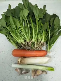 Make Carrot and spinach step 0
