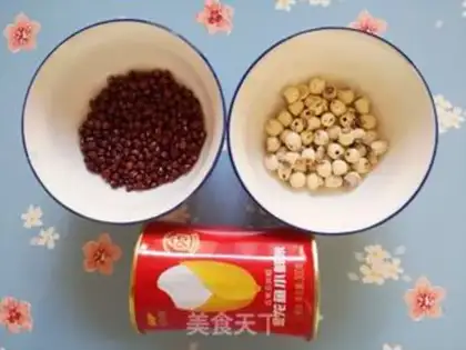 Make Red Bean Lotus rice step 0