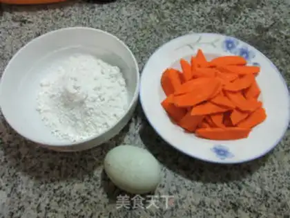 Make Duck egg carrots step 0