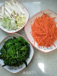 Make Carrot and spinach step 5