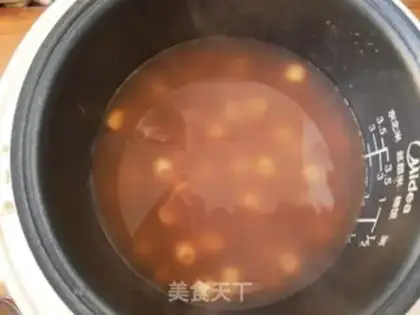 Make Red Bean Lotus rice step 5