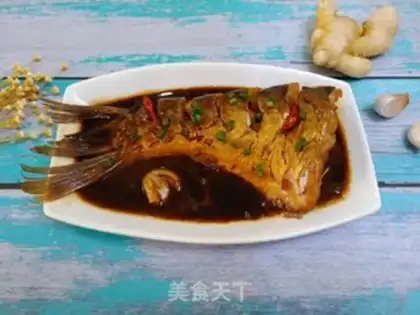 Make Red fish tails step 8