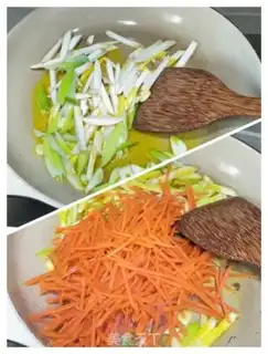 Make Carrot and spinach step 6