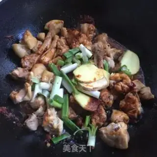Make Chicken-cooked rice line step 5