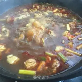 Make Chicken-cooked rice line step 6