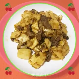 Make The doll beef fried rice cake step 5