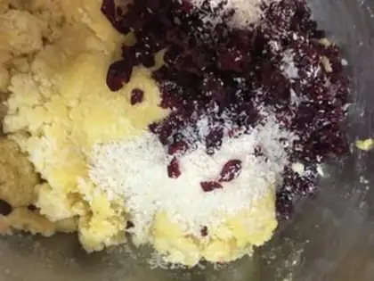 Make Coconut walnut cranberry scone step 8