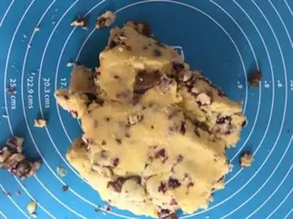 Make Coconut walnut cranberry scone step 9