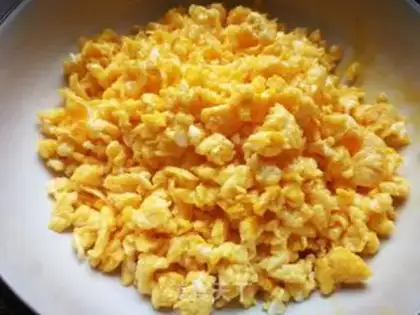 Make Pumpkin, egg dumplings step 6